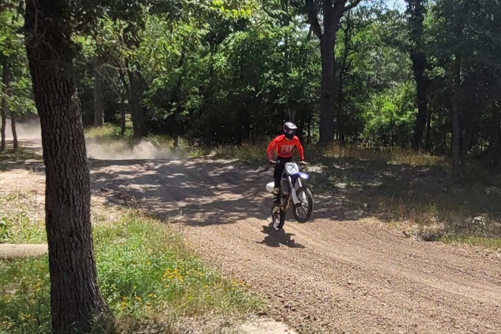 Caballete Central Motocross MX Amarillo Palanca - EuroBikes